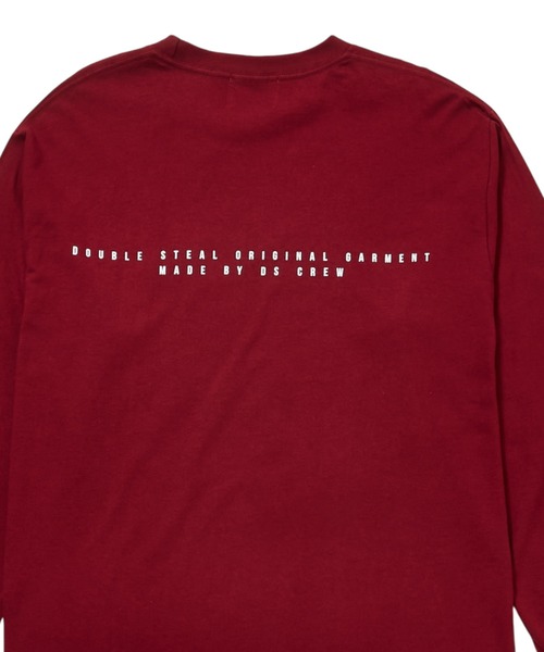 DOUBLE STEAL(ダブルスティール)の「ダイヤ刺繍 長袖Tシャツ(Tシャツ/カットソー・メンズ・ブラック/バーガンディー・MEDIUM/LARGE/X-LARGE)」の7枚目の写真