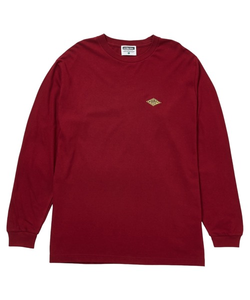 DOUBLE STEAL(ダブルスティール)の「ダイヤ刺繍 長袖Tシャツ(Tシャツ/カットソー・メンズ・ブラック/バーガンディー・MEDIUM/LARGE/X-LARGE)」の9枚目の写真