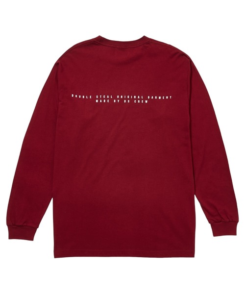 DOUBLE STEAL(ダブルスティール)の「ダイヤ刺繍 長袖Tシャツ(Tシャツ/カットソー・メンズ・ブラック/バーガンディー・MEDIUM/LARGE/X-LARGE)」の11枚目の写真