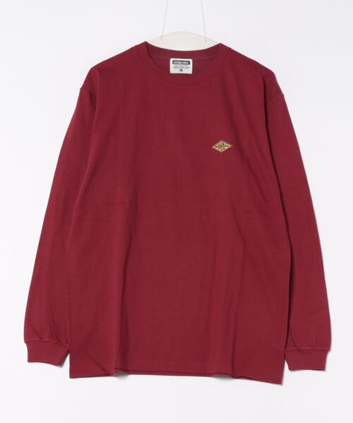 DOUBLE STEAL(ダブルスティール)の「ダイヤ刺繍 長袖Tシャツ(Tシャツ/カットソー・メンズ・ブラック/バーガンディー・MEDIUM/LARGE/X-LARGE)」の13枚目の写真