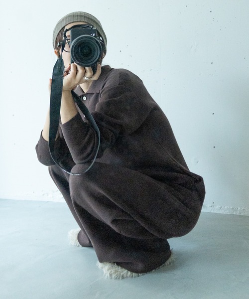 hwyl（ヒュイル）の「ニットジャンプスーツ（つなぎ/オールインワン