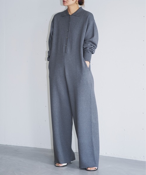 パールジャンプスーツ オールインワン Whim Gazette（ウィムガゼット）の「ソアパールコンパクトジャンプ