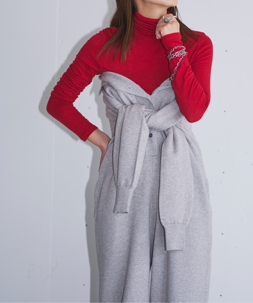 【超美品】ichi_ コットンヘリンボーンジャンプスーツ・つなぎ セール】Jump suit/All-in-one デニム ジャンプスーツ（つなぎ