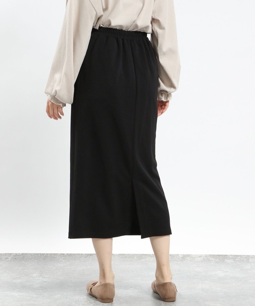 GLOBAL WORK Smile Seed Store（グローバルワーク スマイルシードストア）の「ジョーゼットＩラインスカート/131039（スカート・レディース・ブラック/モカ/アイボリー/チャコール・MEDIUM/LARGE/SMALL/X-LARGE）」の15枚目の写真