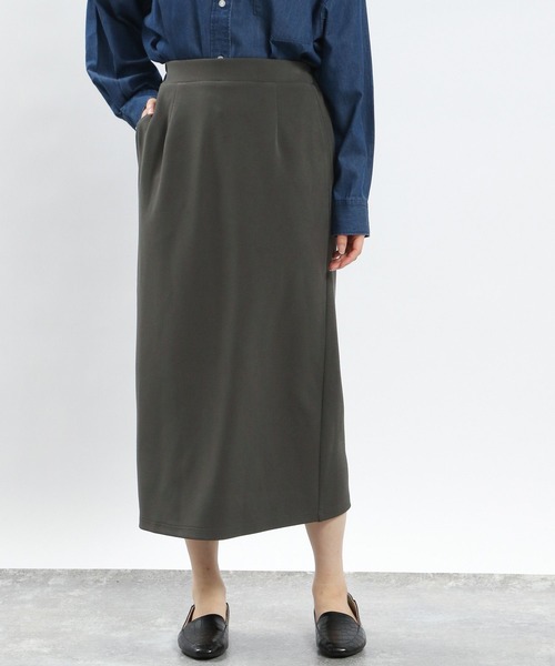 GLOBAL WORK Smile Seed Store（グローバルワーク スマイルシードストア）の「ジョーゼットＩラインスカート/131039（スカート・レディース・ブラック/モカ/アイボリー/チャコール・MEDIUM/LARGE/SMALL/X-LARGE）」の20枚目の写真