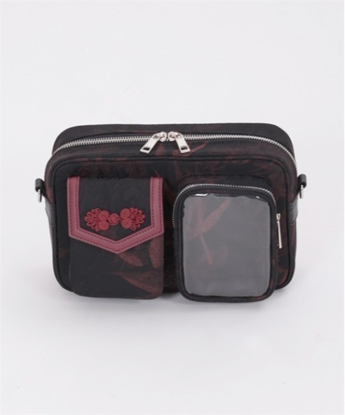 axes femme POETIQUE（アクシーズファムポエティック）の「チャイナショルダーバッグ（ショルダーバッグ・レディース・グリーン/パープル/ワイン・FREE）」の4枚目の写真