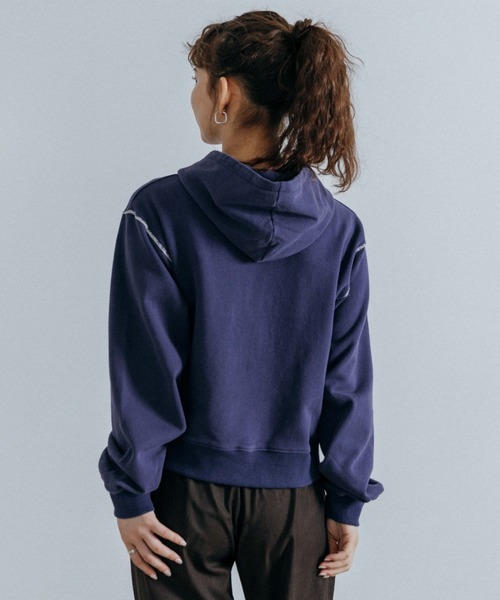 Lui's(ルイス)の「【cierio /シエリオ 】 スウェットZIPパーカー(Tシャツ/カットソー・レディース・ネイビー/ブラック・FREE)」の8枚目の写真