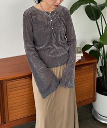 CE'E_SE'E | メッシュベロア 2WAYトップス(Tシャツ/カットソー)