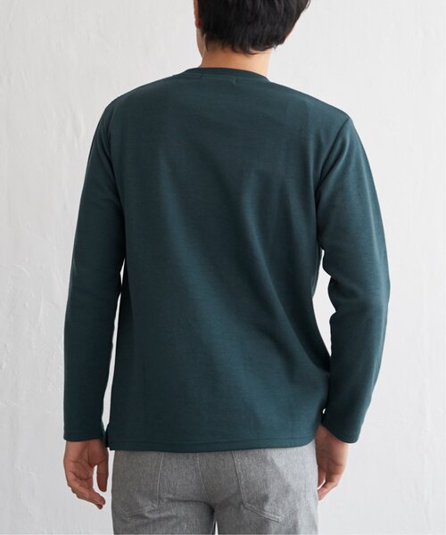 ikka（イッカ）の「ブロックスジャカードクルーネック（スウェット・メンズ・グリーン/ホワイト/ベージュ/ネイビー・XL/L/M/S）」の22枚目の写真