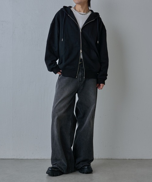 midorikawa 22aw ダブルジップアップパーカー midorikawa 22aw ダブルジップアップパーカー