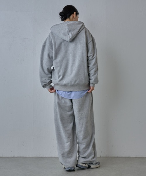 COLONY 2139（コロニートゥーワンスリーナイン）の「ヘビーウェイトダブルジップスウェットパーカー（パーカー・メンズ・ブラック/グレー・MEDIUM/LARGE）」の9枚目の写真