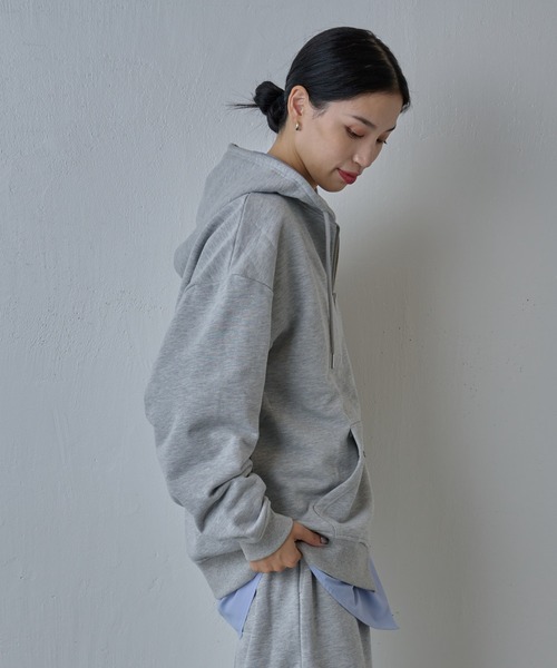 COLONY 2139（コロニートゥーワンスリーナイン）の「ヘビーウェイトダブルジップスウェットパーカー（パーカー・メンズ・ブラック/グレー・MEDIUM/LARGE）」の4枚目の写真