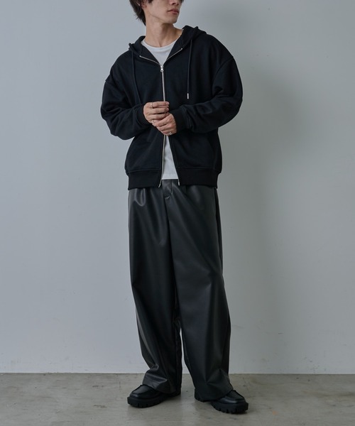 COLONY 2139（コロニートゥーワンスリーナイン）の「ヘビーウェイトダブルジップスウェットパーカー（パーカー・メンズ・ブラック/グレー・MEDIUM/LARGE）」の20枚目の写真