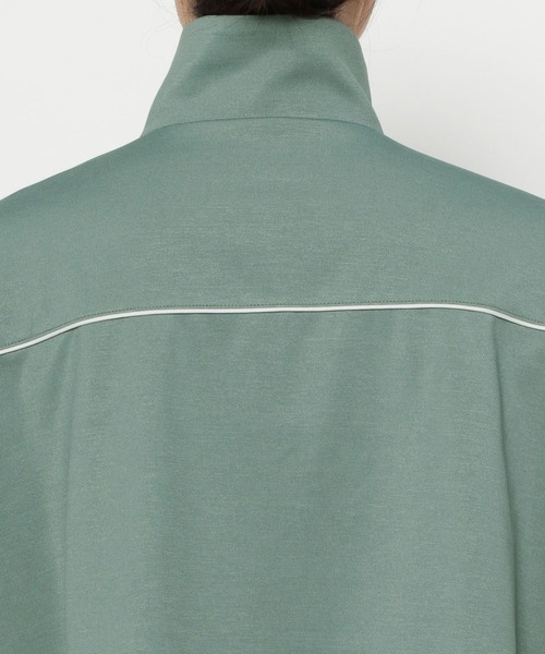 mysty woman（ミスティウーマン）の「キリカエラインジャージ　149266（パーカー・レディース・オフホワイト/ブラック/グリーン・FREE）」の17枚目の写真