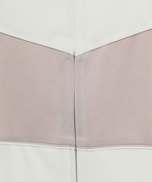 mysty woman（ミスティウーマン）の「キリカエラインジャージ　149266（パーカー・レディース・オフホワイト/ブラック/グリーン・FREE）」の21枚目の写真