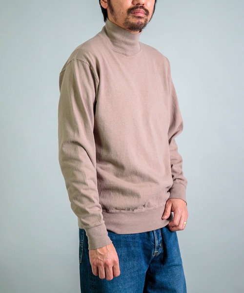 OMNIGOD mens / オムニゴッド] 8/天竺 ハイネックチューブトレーナー