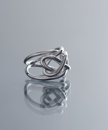【YArKA/ヤーカ】entwined curvaceous design ring [ducube jinka] / 絡み合う曲線美デザインリング