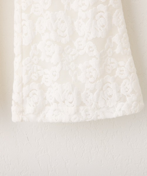 CIAOPANIC TYPY（チャオパニックティピー）の「【KIDS】起毛レースストレッチイージーパンツ（その他パンツ・キッズ・ブラック/ホワイト・SMALL/MEDIUM/LARGE/X-LARGE/XX-LARGE）」の6枚目の写真