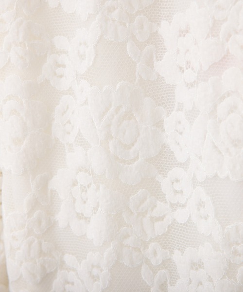 CIAOPANIC TYPY（チャオパニックティピー）の「【KIDS】起毛レースストレッチイージーパンツ（その他パンツ・キッズ・ブラック/ホワイト・SMALL/MEDIUM/LARGE/X-LARGE/XX-LARGE）」の7枚目の写真