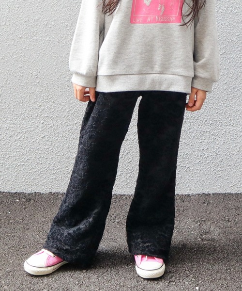 CIAOPANIC TYPY（チャオパニックティピー）の「【KIDS】起毛レースストレッチイージーパンツ（その他パンツ・キッズ・ブラック/ホワイト・SMALL/MEDIUM/LARGE/X-LARGE/XX-LARGE）」の17枚目の写真