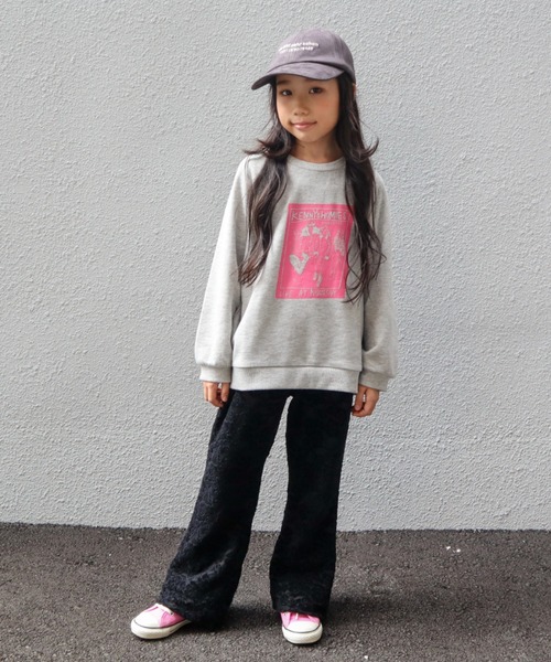 CIAOPANIC TYPY（チャオパニックティピー）の「【KIDS】起毛レースストレッチイージーパンツ（その他パンツ・キッズ・ブラック/ホワイト・SMALL/MEDIUM/LARGE/X-LARGE/XX-LARGE）」の19枚目の写真