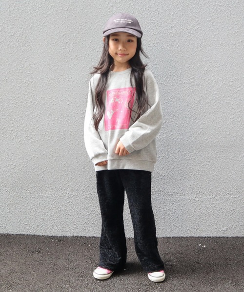 CIAOPANIC TYPY（チャオパニックティピー）の「【KIDS】起毛レースストレッチイージーパンツ（その他パンツ・キッズ・ブラック/ホワイト・SMALL/MEDIUM/LARGE/X-LARGE/XX-LARGE）」の20枚目の写真