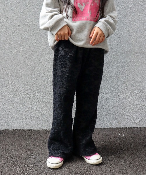 CIAOPANIC TYPY（チャオパニックティピー）の「【KIDS】起毛レースストレッチイージーパンツ（その他パンツ・キッズ・ブラック/ホワイト・SMALL/MEDIUM/LARGE/X-LARGE/XX-LARGE）」の18枚目の写真