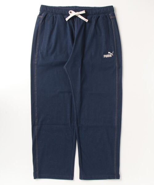 プーマ PUMA CORE HERITAGE デニム ライク ニット パンツ_