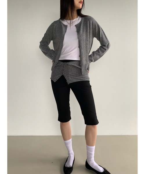 Didot.showroom(ディドット ショールーム)の「カシミヤブレンドビスチェセットカーディガン(カーディガン/ボレロ・レディース・ブラック/レッド/グレー・FREE)」の14枚目の写真