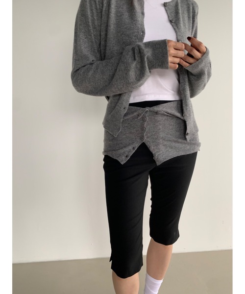 Didot.showroom(ディドット ショールーム)の「カシミヤブレンドビスチェセットカーディガン(カーディガン/ボレロ・レディース・ブラック/レッド/グレー・FREE)」の17枚目の写真