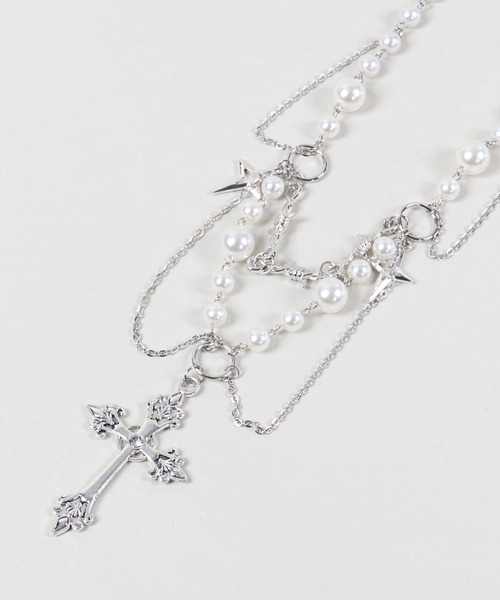 フランシュリッペ　ビッグストーンパールネックレス ビッグストーンパールネックレス l franche lippee