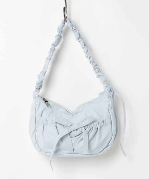 Silly(シリー)の「2wayリボンドロストバッグ(ハンドバッグ・レディース・アイボリー/ブラック/ライトブルー/グレー/シルバー・FREE)」の15枚目の写真