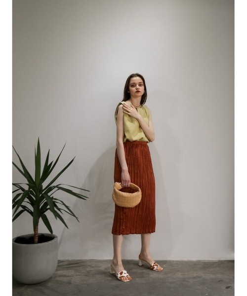 Katrin TOKYO(カトリーントーキョー)の「washer I line skirt(スカート・レディース・ミント/キナリ・FREE)」の15枚目の写真