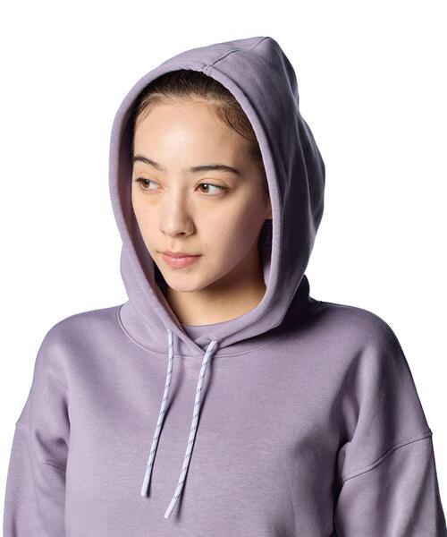 UNDER ARMOUR(アンダーアーマー)の「UAライバルフリース チュニック フーディー(トレーニング/レディース)(スウェット・レディース・パープル系・S/L/M/XL)」の4枚目の写真