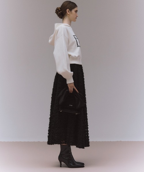 EIMY ISTOIRE（エイミーイストワール）の「Flora ボリュームスカート（スカート・レディース・ブラック/サックスブルー・S/M）」の9枚目の写真