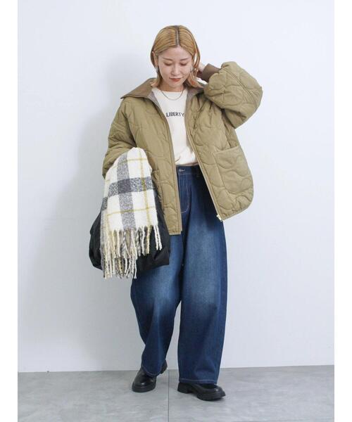 Samansa Mos2 blue（サマンサモスモスブルー）の「カーブデニムパンツ（その他パンツ・レディース・チャコールグレー/ネイビー・F）」の16枚目の写真