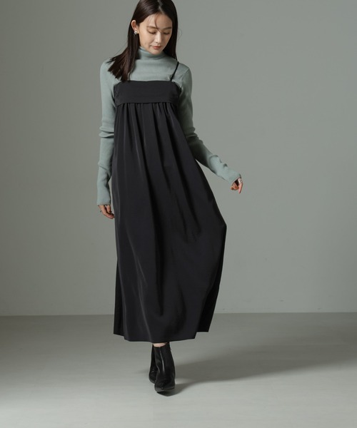 NANO universe（ナノユニバース）の「【WEB限定】洗濯機洗可メタルボタンリブニット（ニット/セーター・レディース・オフホワイト/チャコールグレー/ブラック/ライトグリーン・FREE）」の17枚目の写真