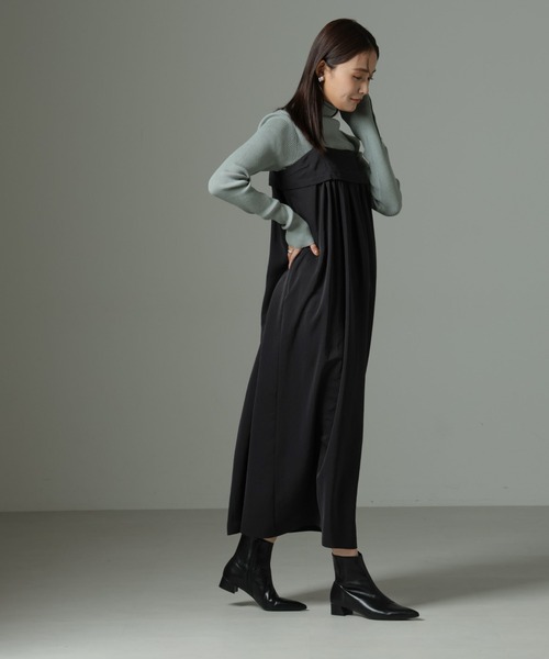 NANO universe（ナノユニバース）の「【WEB限定】洗濯機洗可メタルボタンリブニット（ニット/セーター・レディース・オフホワイト/チャコールグレー/ブラック/ライトグリーン・FREE）」の18枚目の写真