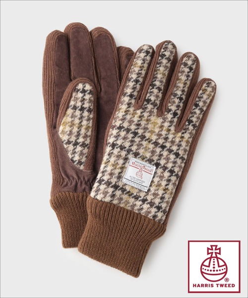 HARRIS TWEED（ハリスツイード）の「◆【HARRIS TWEED／ハリスツイード】リブグローブ ON／OFF対応（手袋・メンズ・モスグリーン系1/ブルー系その他3/チャコールグレー/ベージュ系8・00）」の22枚目の写真