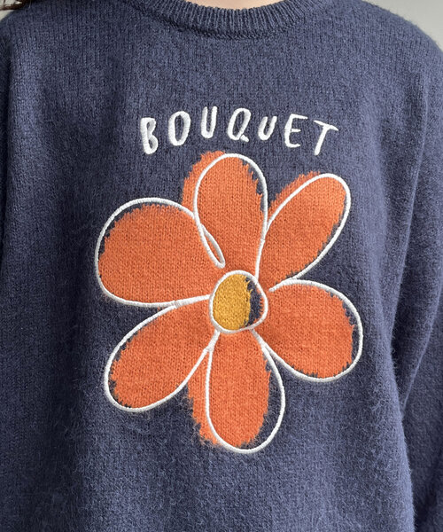 CPCM(シーピーシーエム)の「シャギーモチーフニット(ニット/セーター・レディース・アイボリー/ブラック/グリーン/ネイビー・FREE)」の20枚目の写真