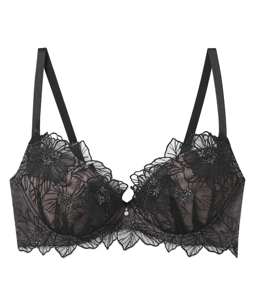 深い谷間･デコルテふっくらのグラマリッチブラ ボリュームUPタイプ F-Gcup（ブラジャー）｜AMPHI（アンフィ）