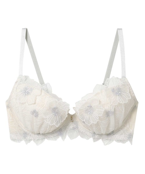 深い谷間･デコルテふっくらのグラマリッチブラ ボリュームUPタイプ F-Gcup（ブラジャー）｜AMPHI（アンフィ）