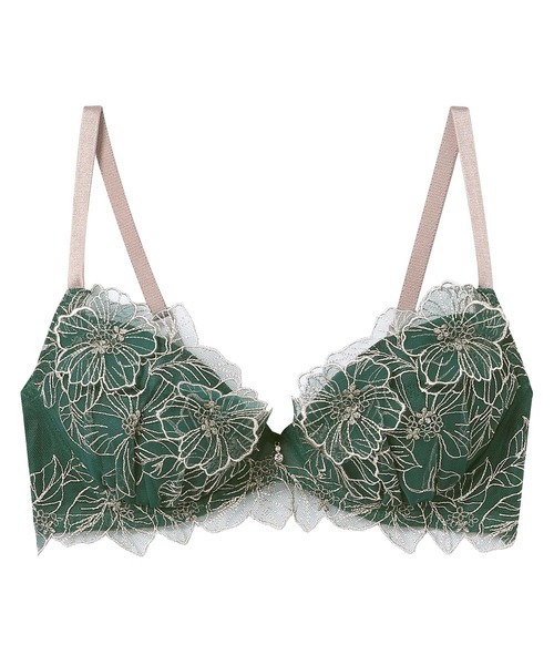 深い谷間･デコルテふっくらのグラマリッチブラ ボリュームUPタイプ F-Gcup（ブラジャー）｜AMPHI（アンフィ）