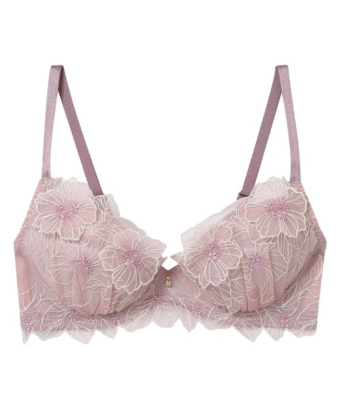 深い谷間･デコルテふっくらのグラマリッチブラ ボリュームUPタイプ F-Gcup（ブラジャー）｜AMPHI（アンフィ）