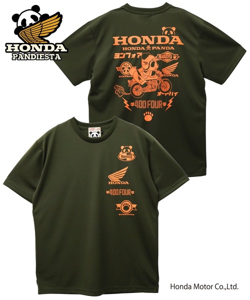 PANDIESTA(パンディエスタ)の「Honda×Pandiesta CB400FOUR ドライメッシュTシャツ(M2)(Tシャツ/カットソー・メンズ・グレー/カーキ/ブラック・XXL/XL/L/M)」の2枚目の写真