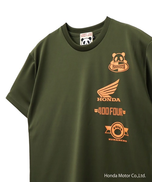 PANDIESTA(パンディエスタ)の「Honda×Pandiesta CB400FOUR ドライメッシュTシャツ(M2)(Tシャツ/カットソー・メンズ・グレー/カーキ/ブラック・XXL/XL/L/M)」の6枚目の写真