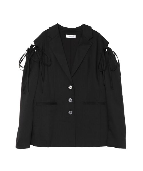 haek jacket with ribbon/リボン付きジャケットFEKETE haek jacket with ribbon/リボン付きジャケットFEKETE Asiasioc Bow
