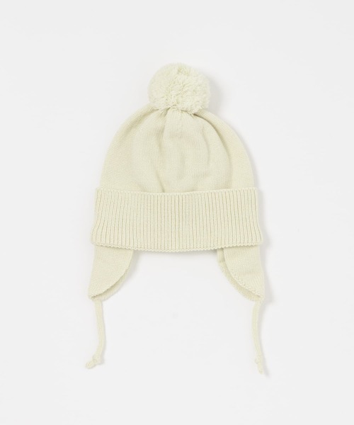 URBAN RESEARCH DOORS（アーバンリサーチドアーズ）の「『抗菌/防臭/静電気防止』フライトニットキャップ(KIDS)（ニットキャップ/ビーニー・キッズ・アイボリー/チャコールグレー・ONE）」の8枚目の写真