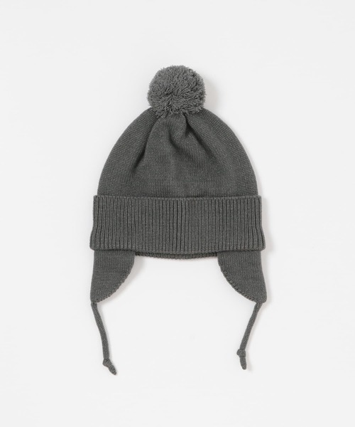 URBAN RESEARCH DOORS（アーバンリサーチドアーズ）の「『抗菌/防臭/静電気防止』フライトニットキャップ(KIDS)（ニットキャップ/ビーニー・キッズ・アイボリー/チャコールグレー・ONE）」の9枚目の写真