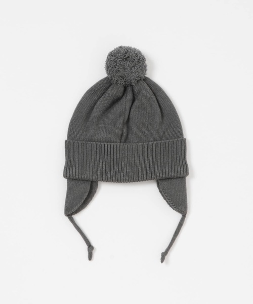 URBAN RESEARCH DOORS（アーバンリサーチドアーズ）の「『抗菌/防臭/静電気防止』フライトニットキャップ(KIDS)（ニットキャップ/ビーニー・キッズ・アイボリー/チャコールグレー・ONE）」の10枚目の写真